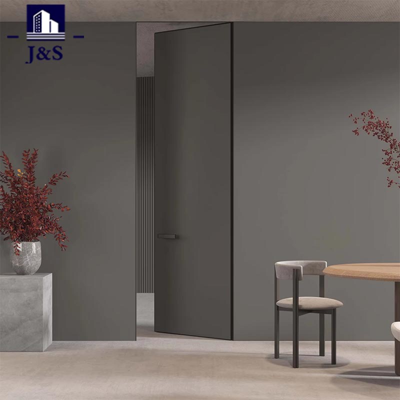 Индивидуальная невидимая дверь в минималистском стиле без рамки